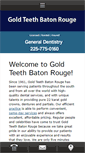 Mobile Screenshot of goldteethbatonrouge.com